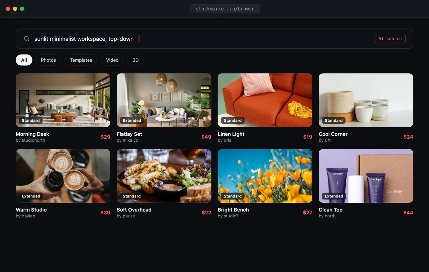 Creative marketplaces example